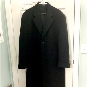 Andrew Fezza Mens Long Winter Overcoat